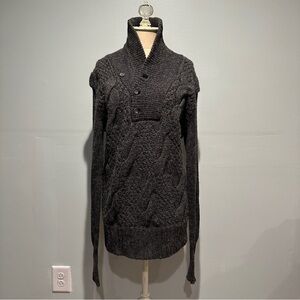Nicholas K Charcoal Knit Sweater